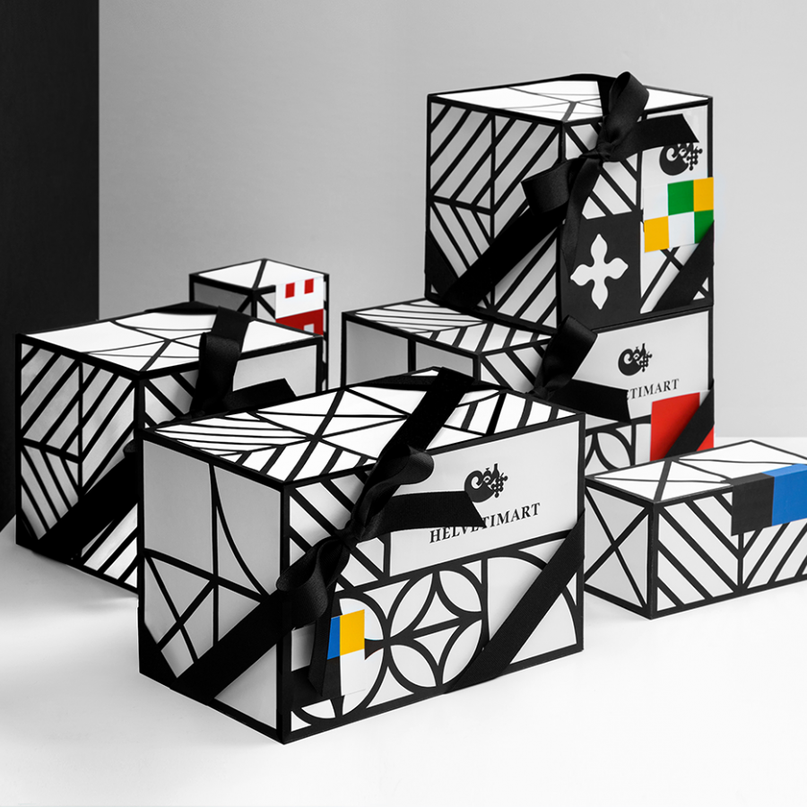 Helvetimart, a Swiss packaging design by Anagrama Studio