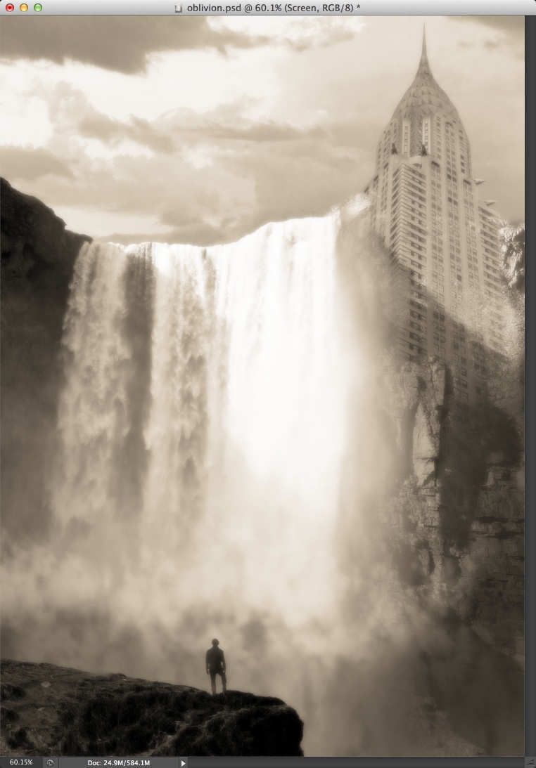 Oblivion Inspiring Artwork in Photoshop