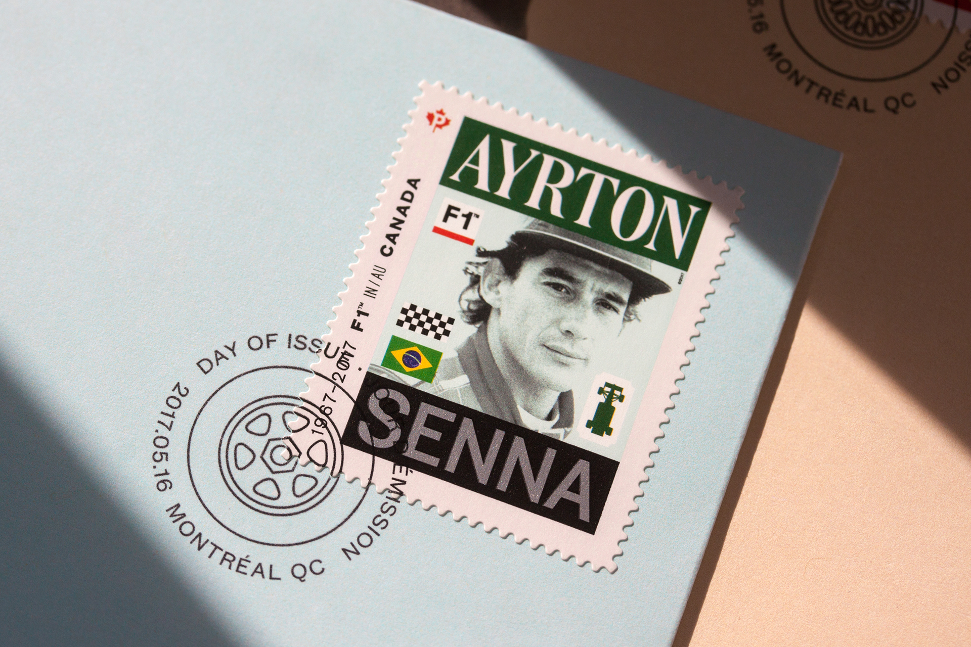 Graphic Design - Classic Formula 1 Inspired Stamps 