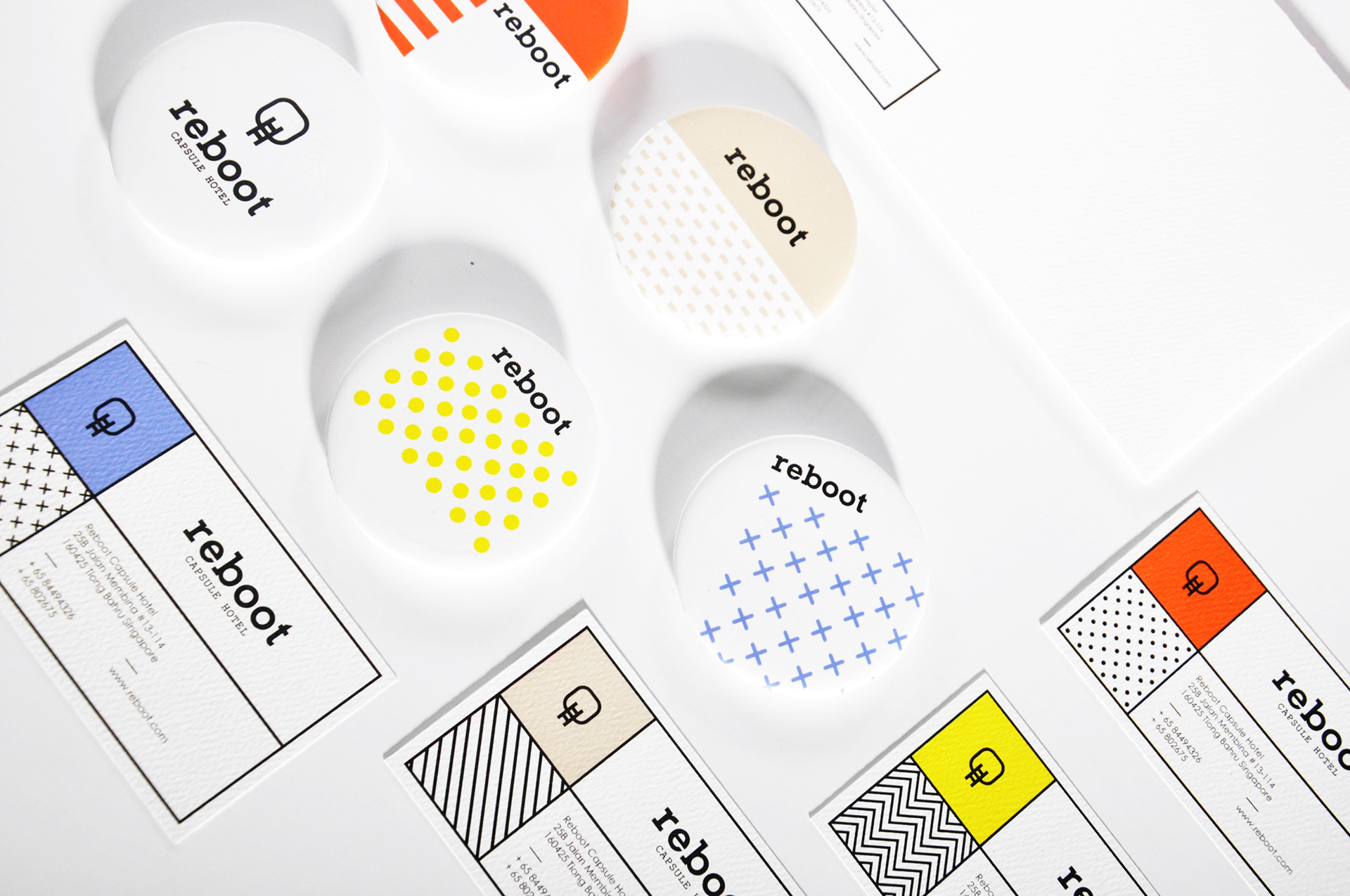 Reboot Capsule Hotel - Branding and Visual Identity