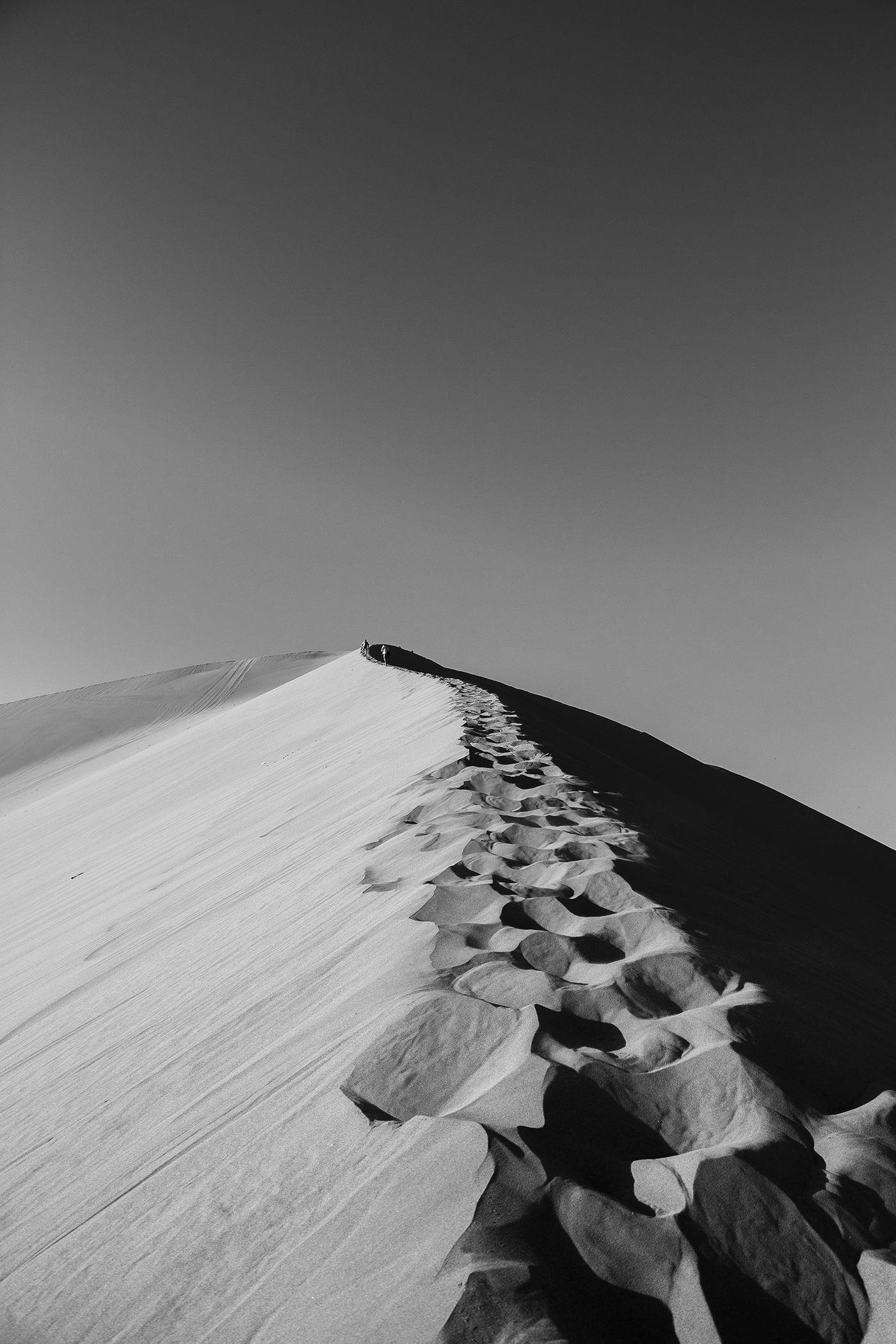 Black & White Photography: Exploring Huacachina Lines