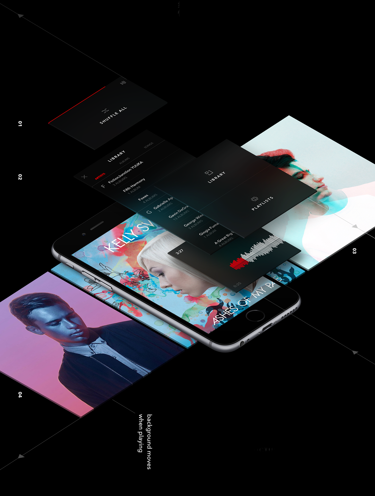 NEXT Music Player App - UI/UX