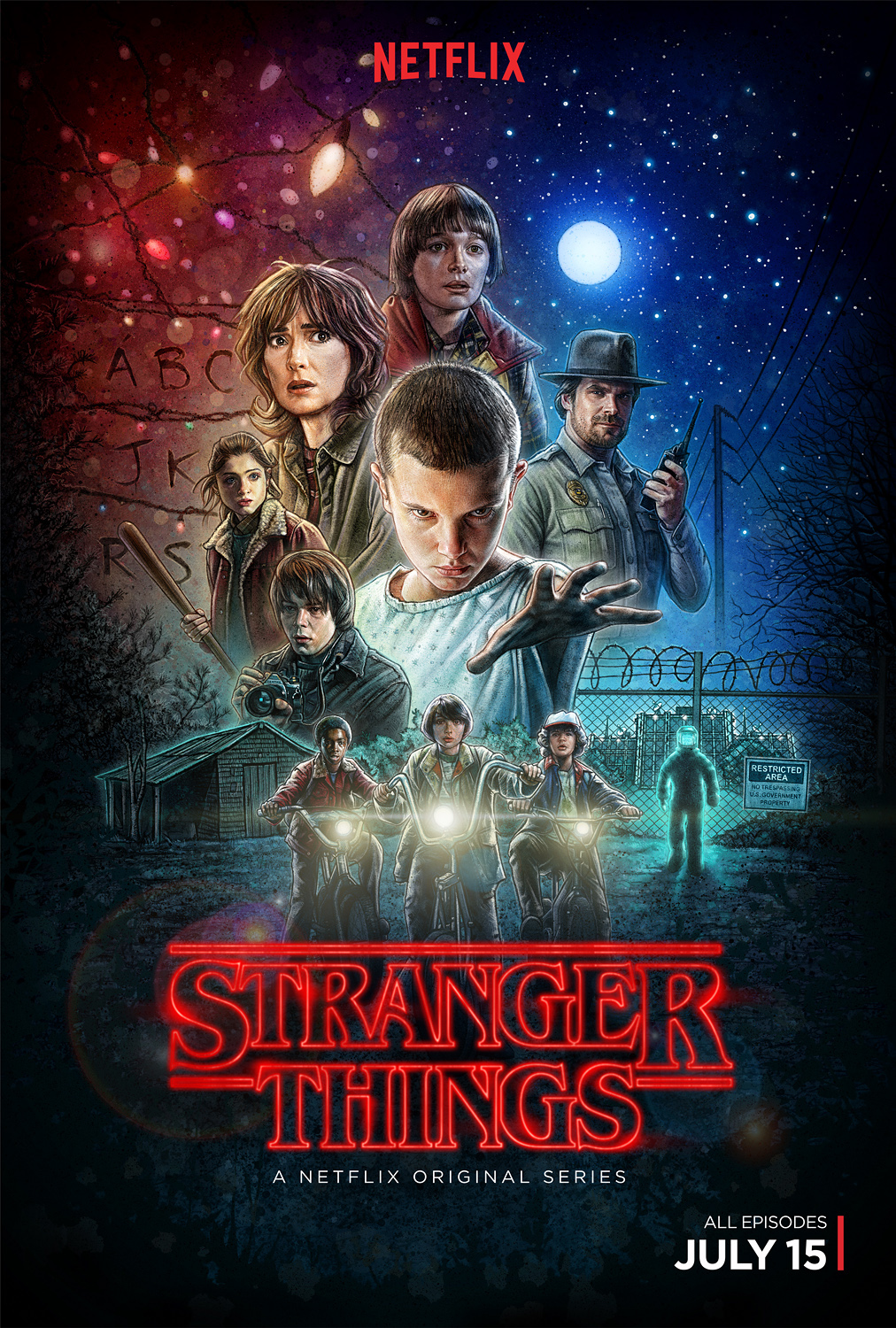 Image result for stranger things poster