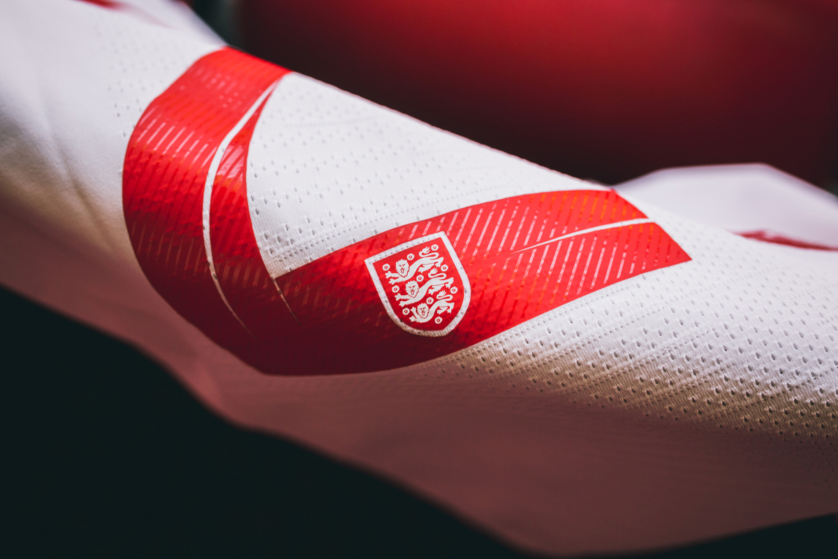 Typography: England's 2018 World Cup kit