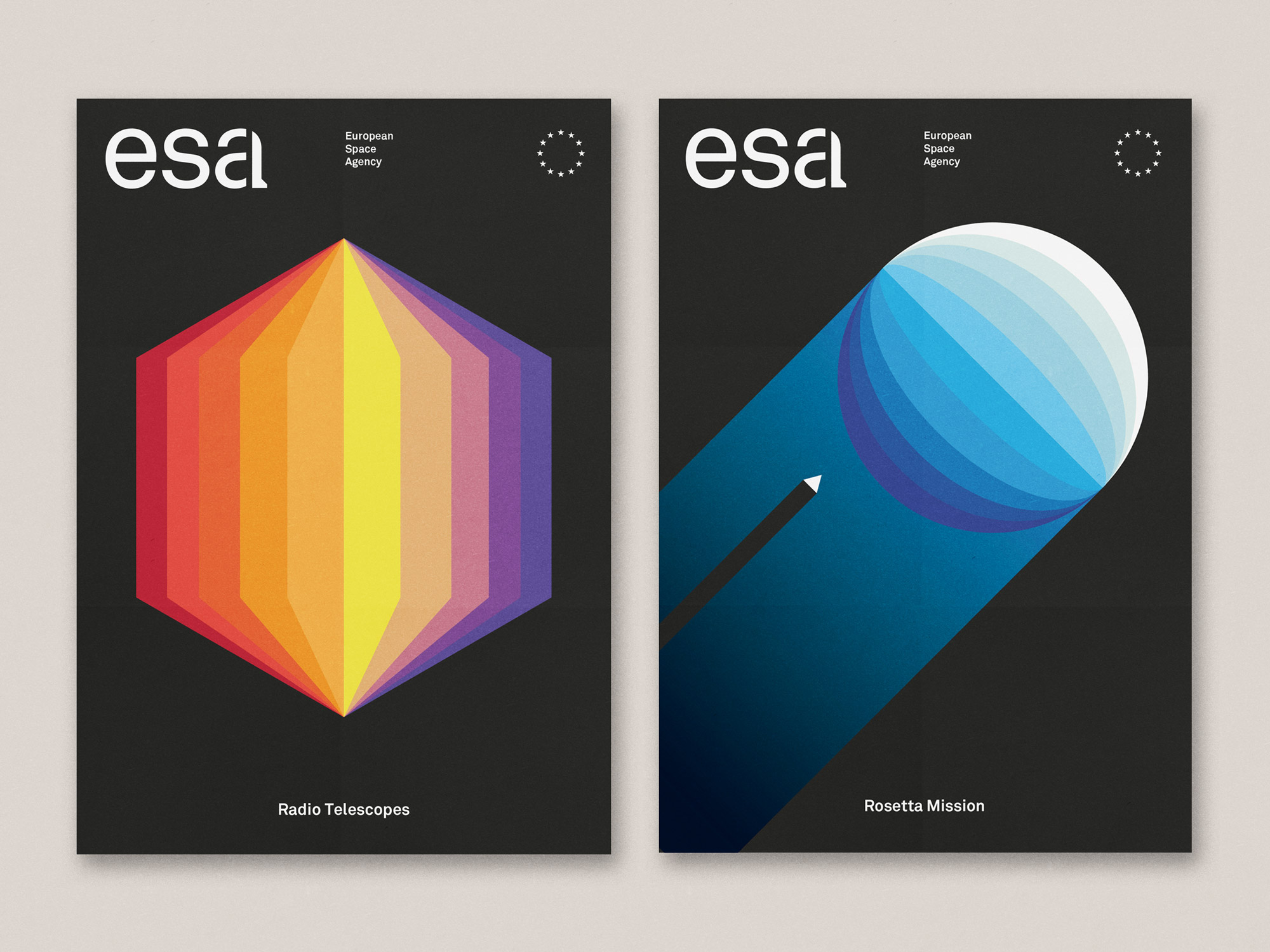 Clever Brand Identity For European Space Agency