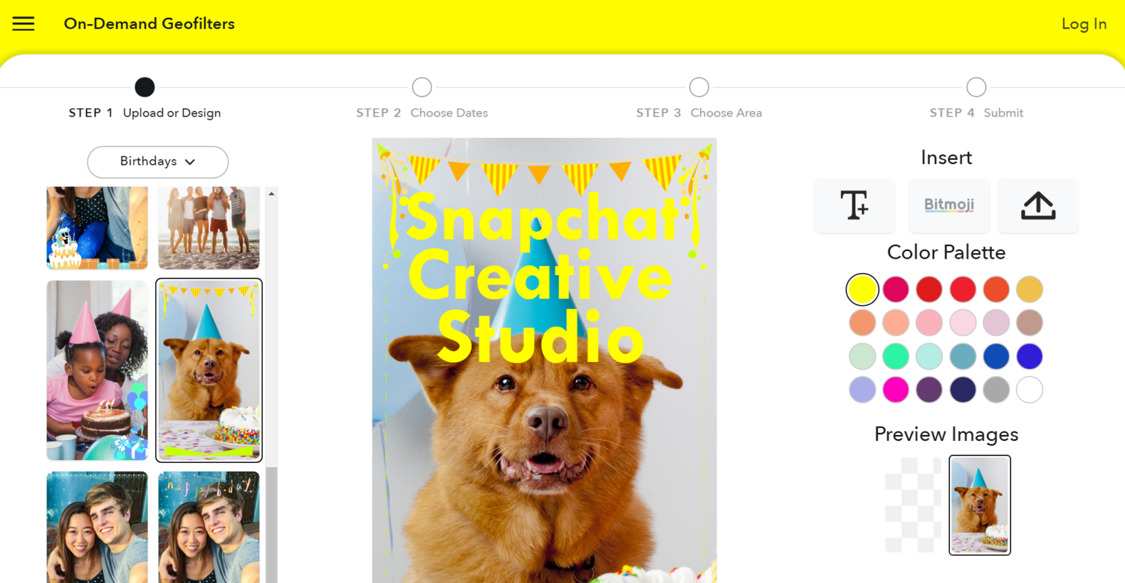 Weekly Roundup: Snapchat Custom Geofilters, Splashy and More