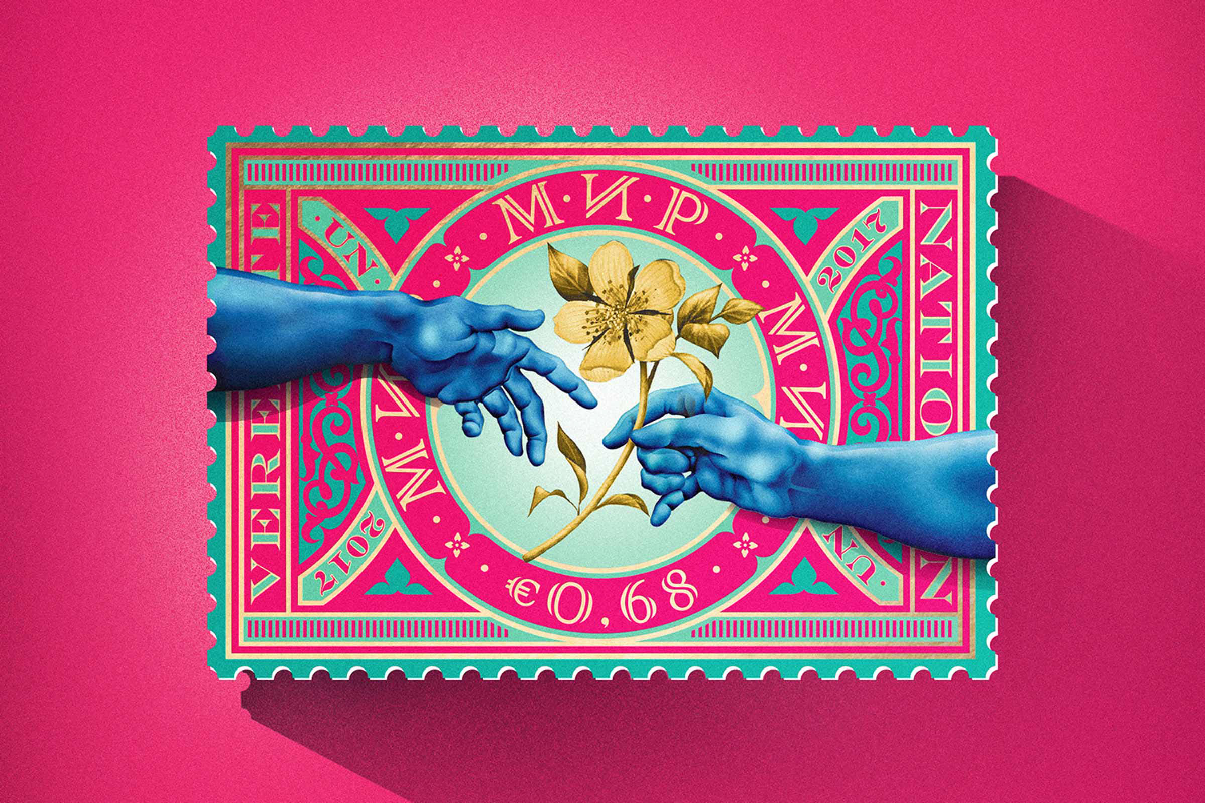 United Nations Peace Stamps