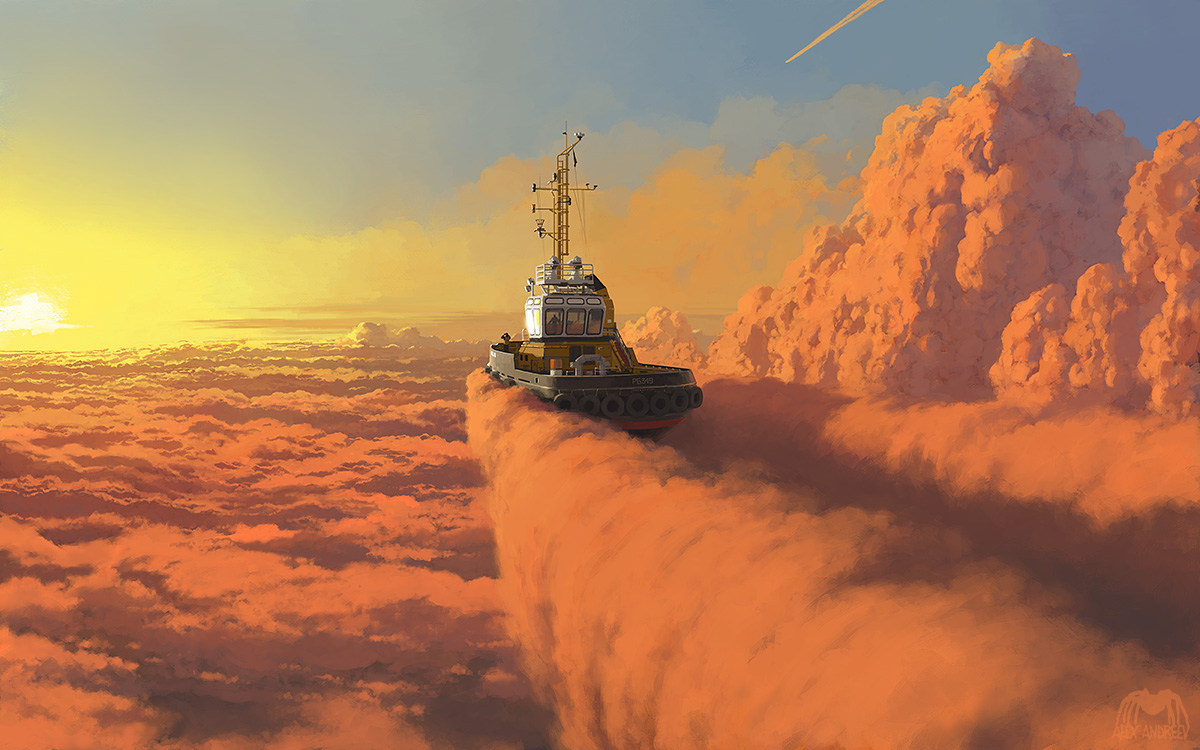 Eerie Illustration Work for A Separate Reality Eerie Illustration Work for A Separate Reality