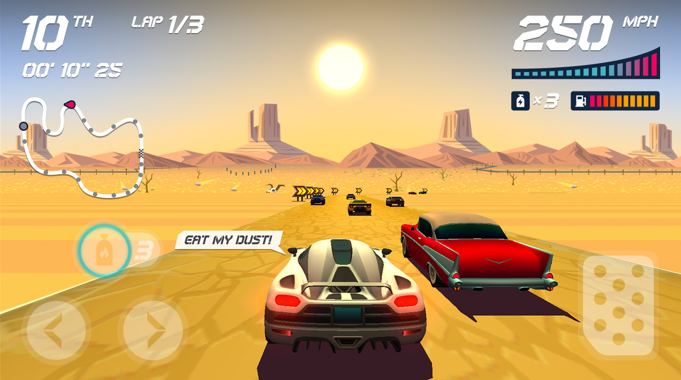 Nostalgic Game Design for Horizon Chase