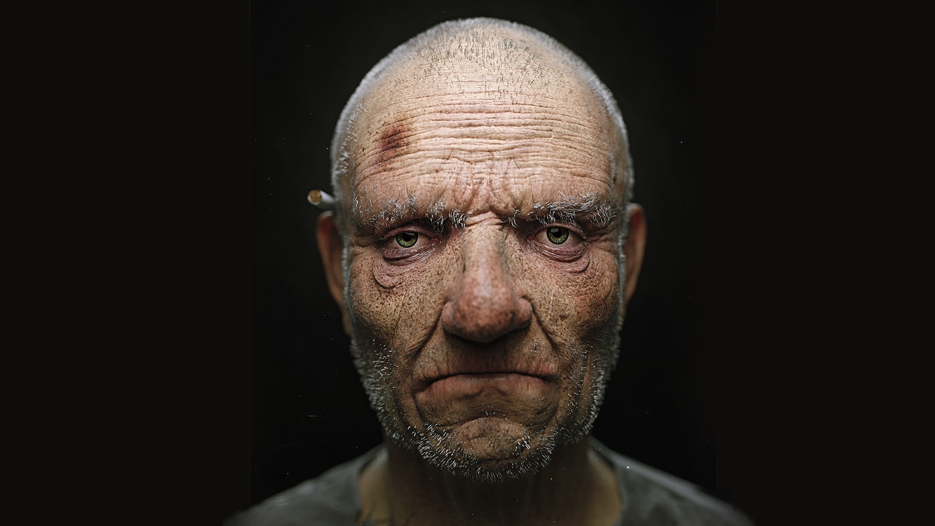 Super Realistic 3D Rendering of a Homeless
