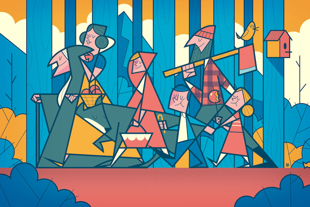 Illustration: Grimms' Fairy Tales Illustrated by Ale Giorgini