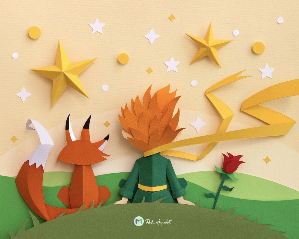Beautiful Graphic Design Project Inspired by The Little Prince