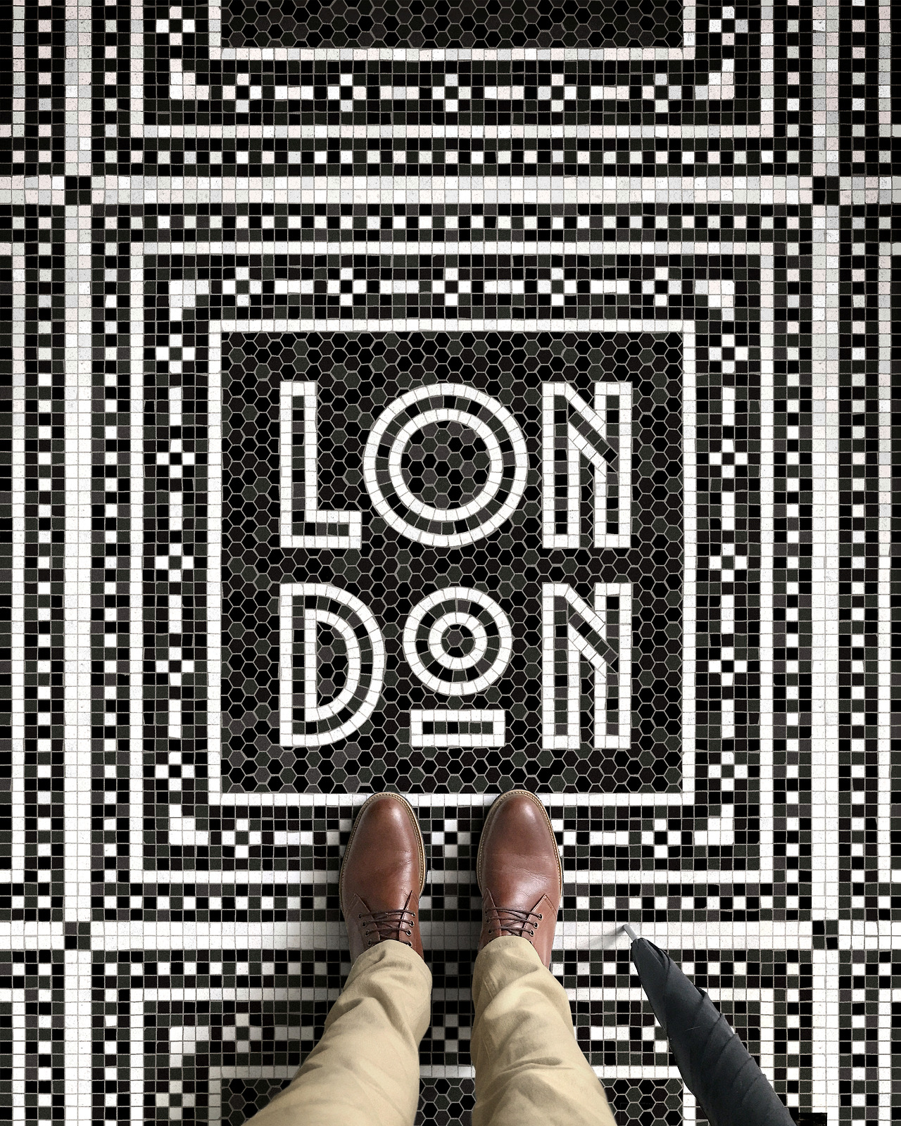 Fauxsaics: a Series of Typographic Mosaic Illustrations