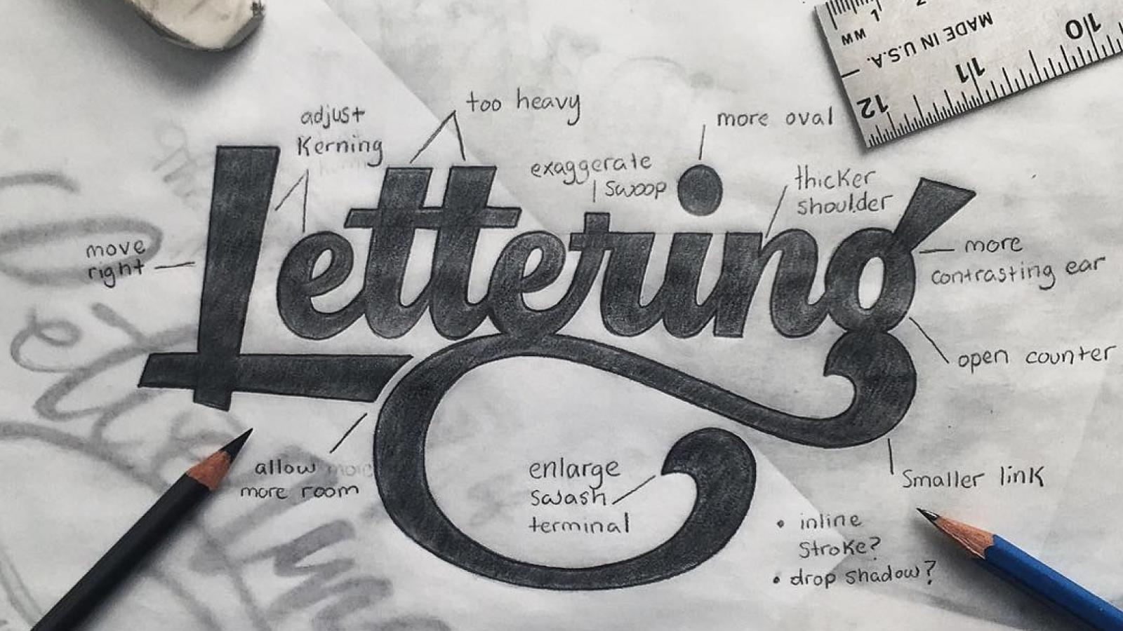 lettering