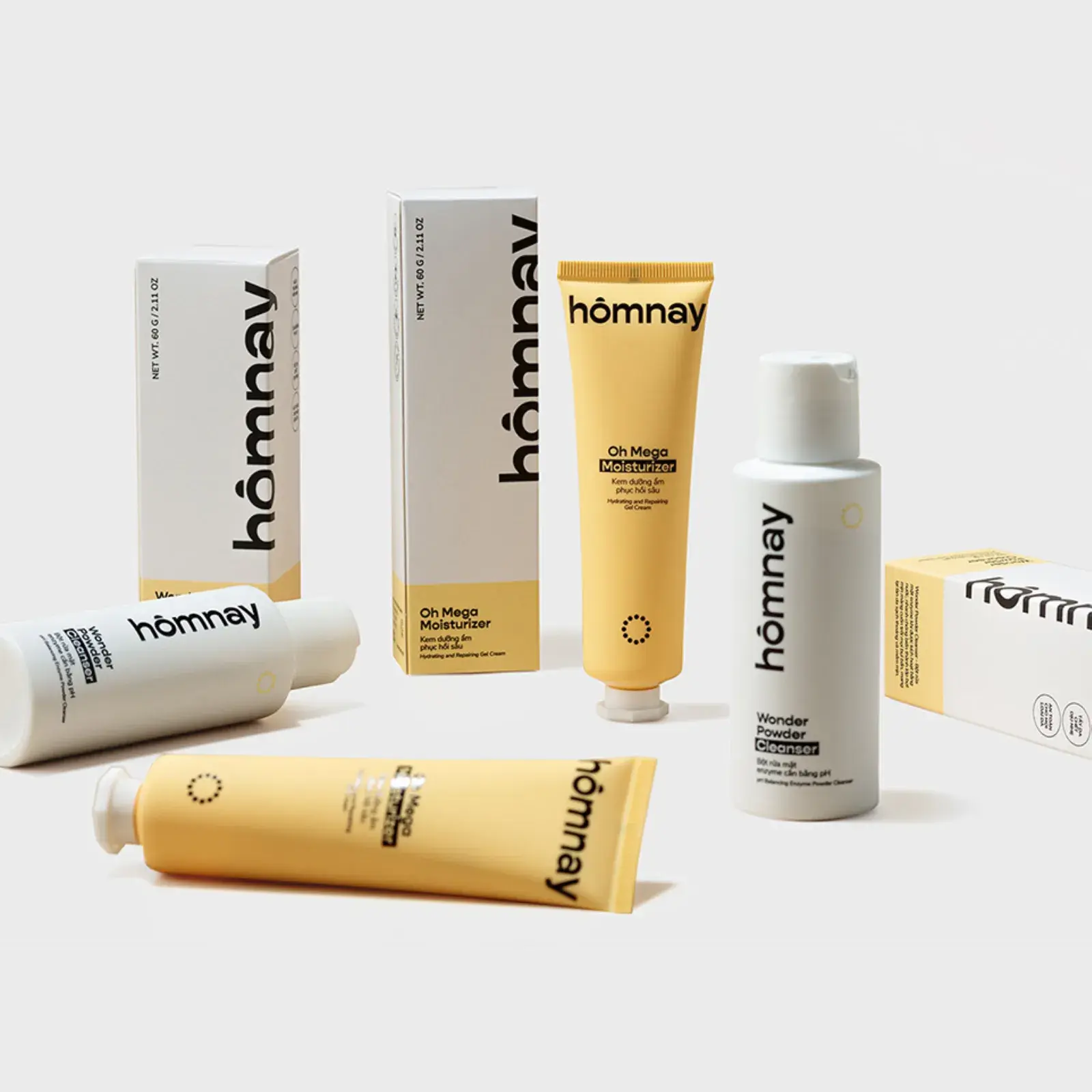 hômnay beauty: Revolutionizing Skincare Branding + packaging design 