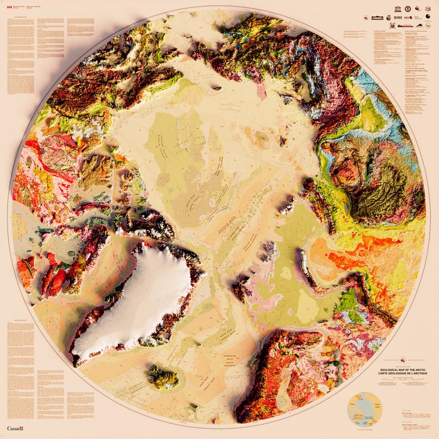 Geological Maps into 3D Art 