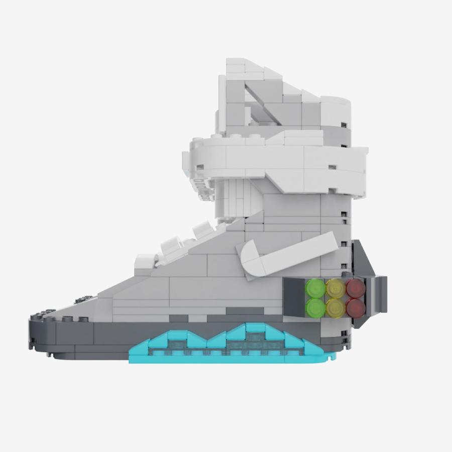 Building sneakers made of Lego