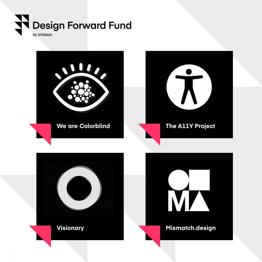  InVision announcing the first four grants issued by the Design Forward Fund