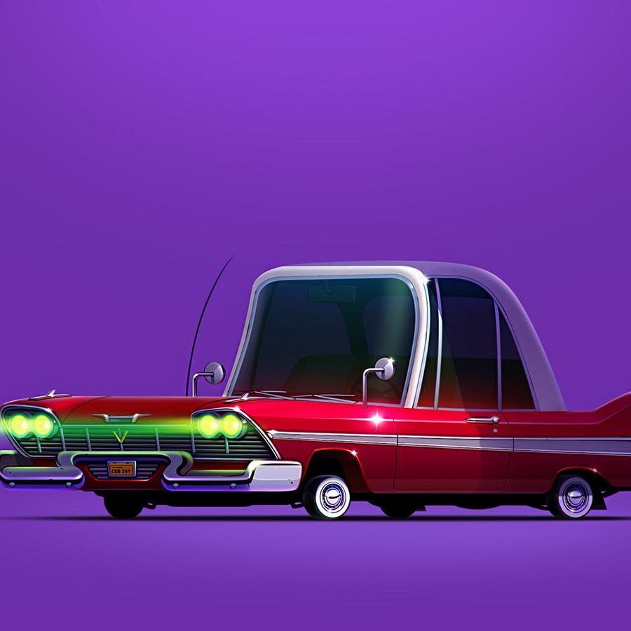 Iconic Movie Cars by Servin Seidaliev