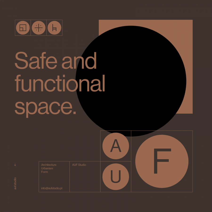 AUF Studio: A Minimalist and Elegant Branding for Safe and Functional Spaces