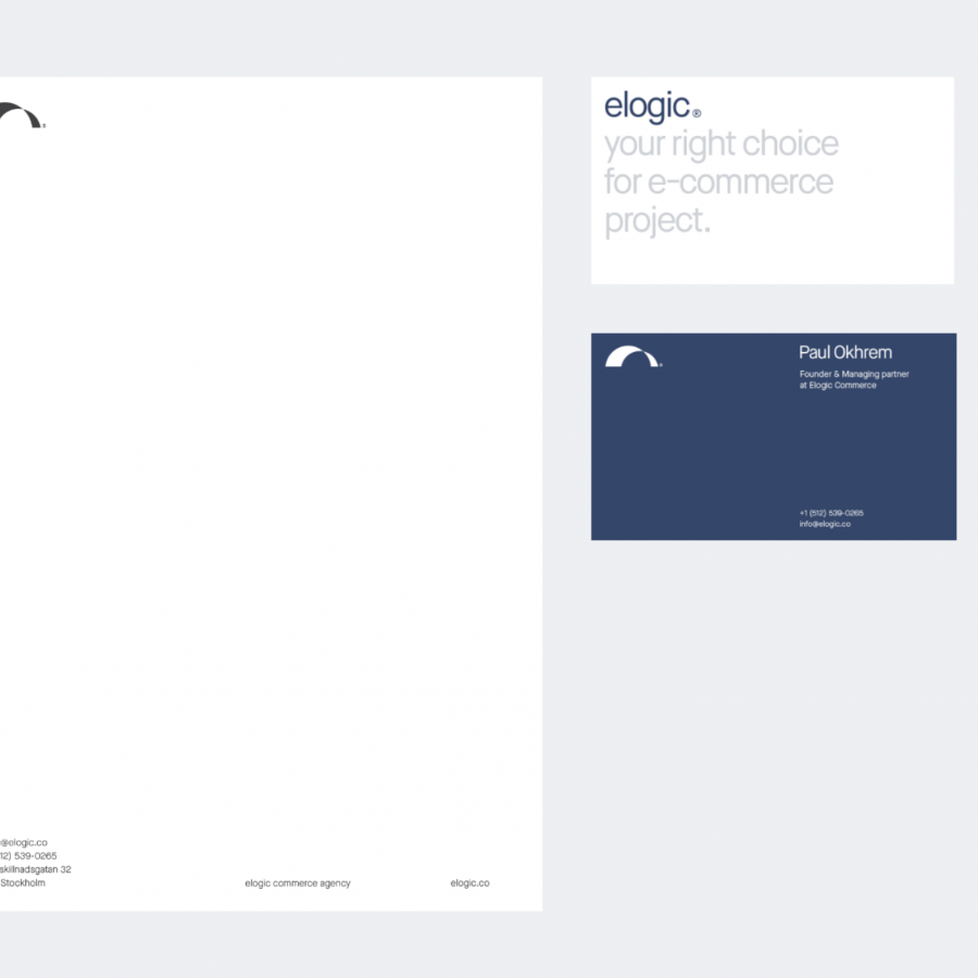 Simple and Super Elegant Brand Identity for Elogic