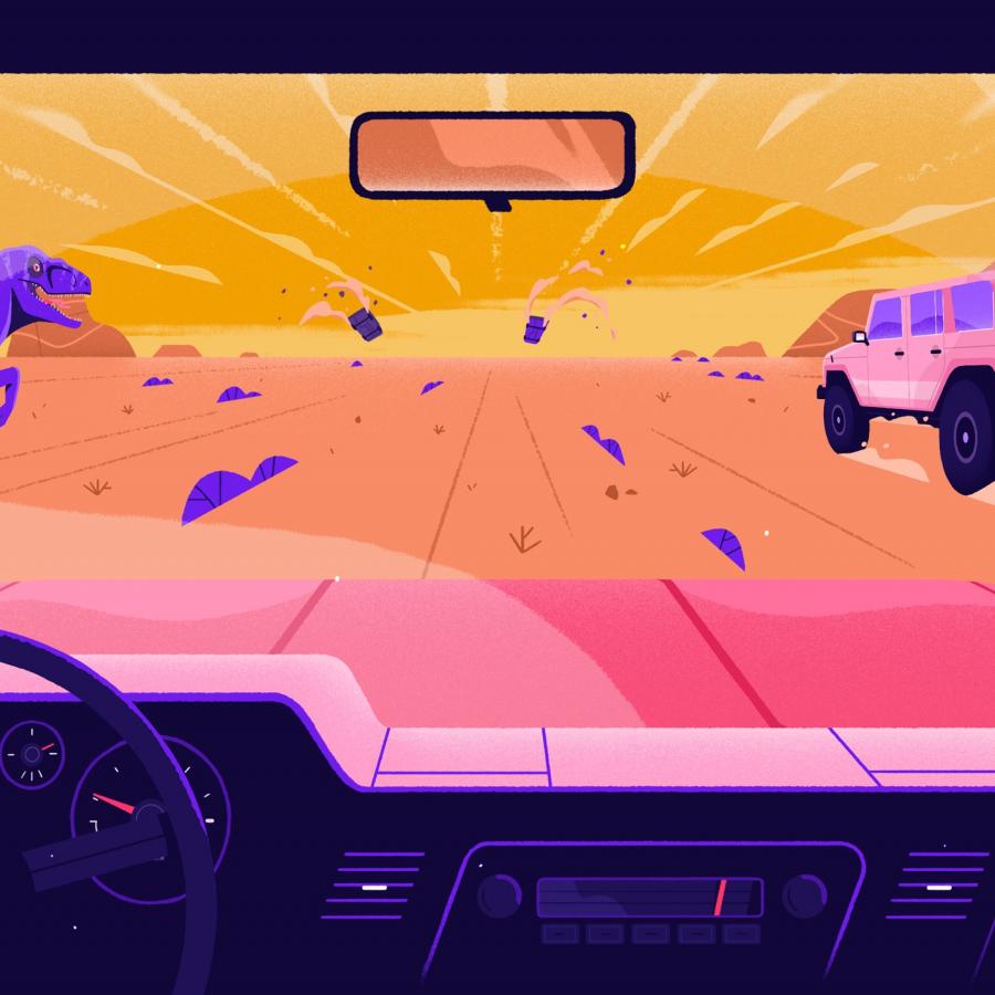 Super Stylish Illustration and Animation: Wonderlust Ident / Racing