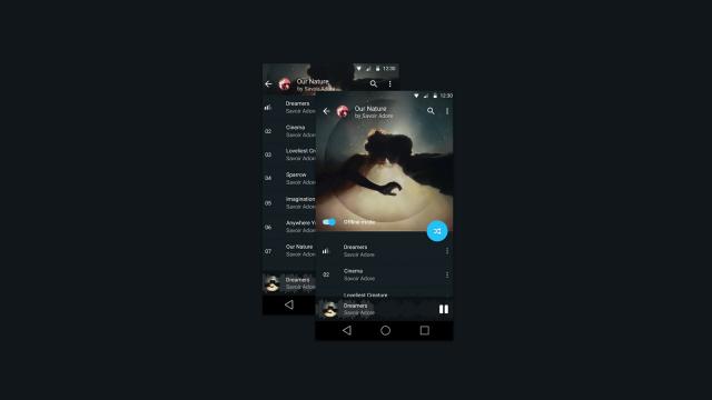Deezer Material Design