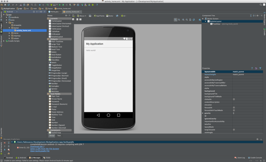 Android Prototyping in Android Studio
