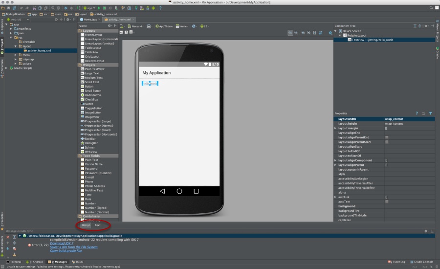 Android Prototyping in Android Studio