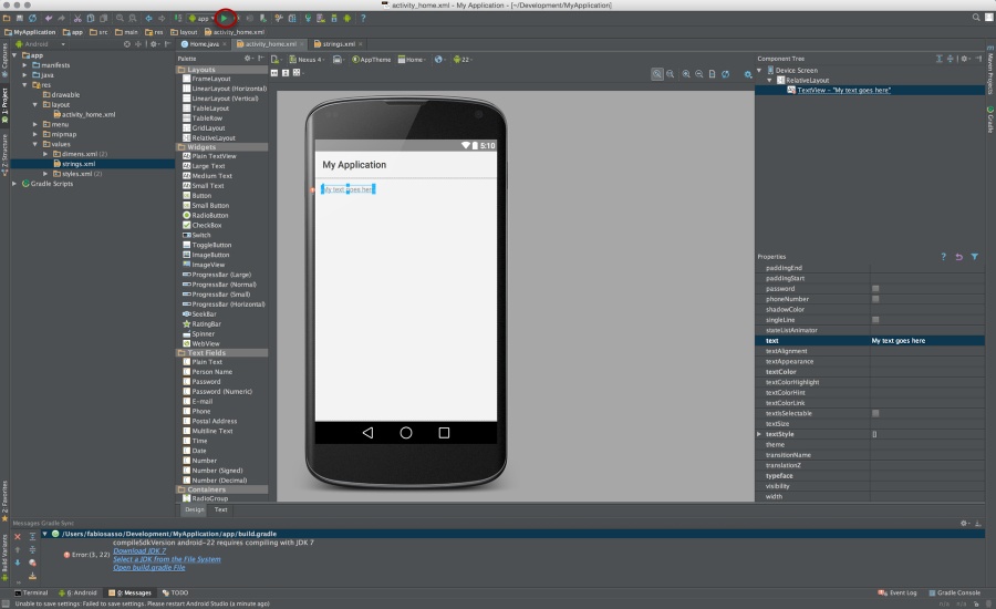 Android Prototyping in Android Studio