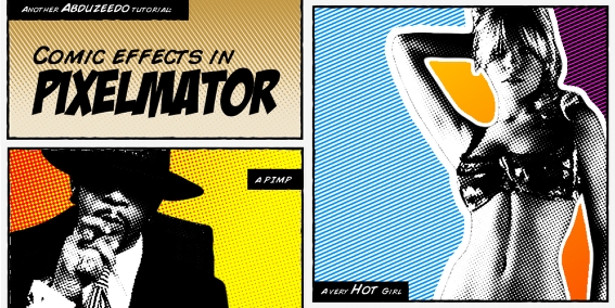Comic effects in Pixelmator