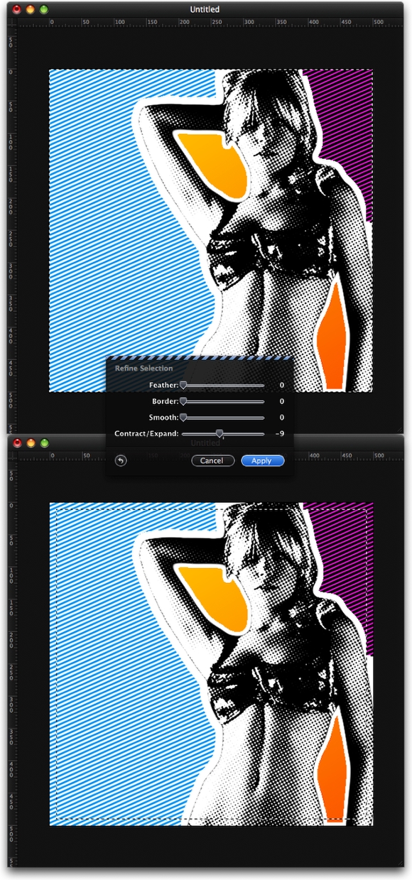 Comic effects in Pixelmator