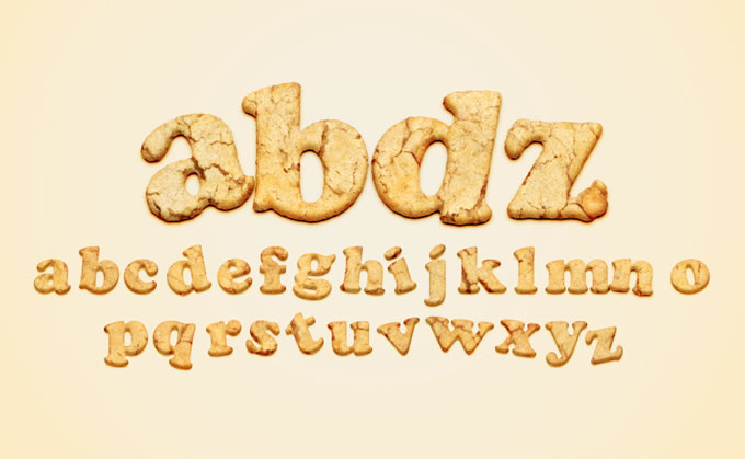 Yummy Cookies Typography in Photoshop