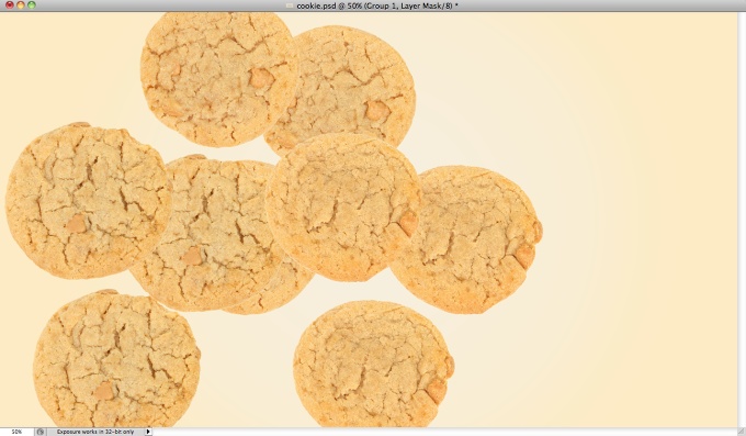 Yummy Cookies Typography in Photoshop