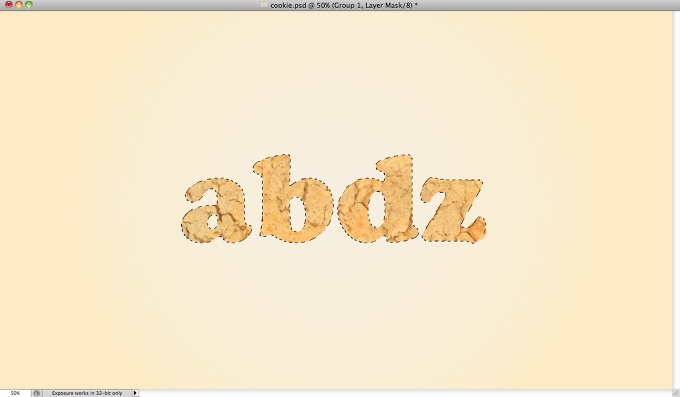 Yummy Cookies Typography in Photoshop