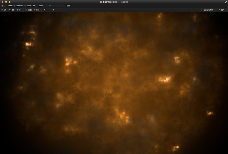 Dark Knight in Pixelmator