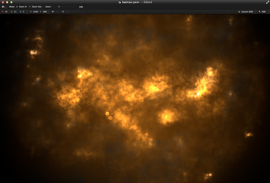 Dark Knight in Pixelmator