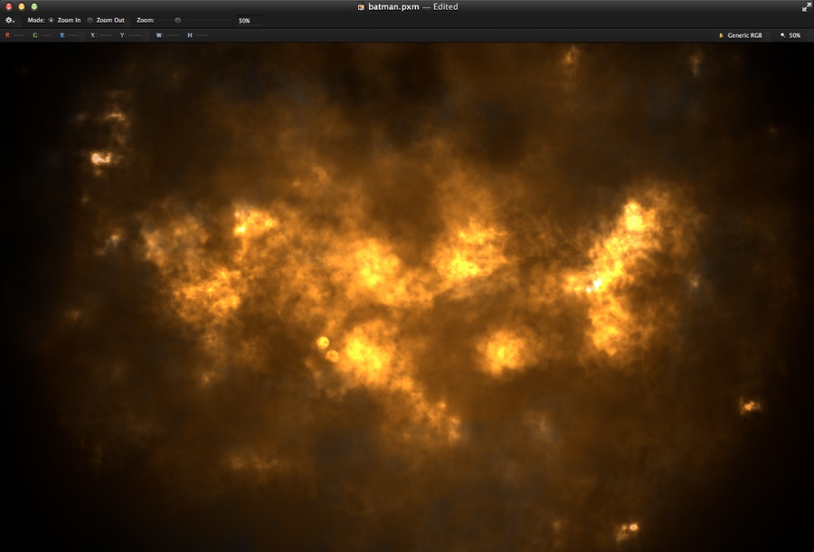 Dark Knight in Pixelmator