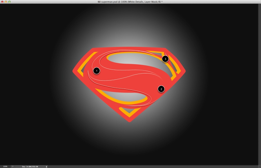 Man of Steel Symbol in Illustrator & Photoshop