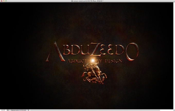 Medieval Metal Text Effect in Photoshop