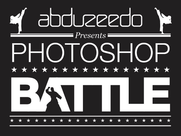 Photoshop Battle Poster in Illustrator