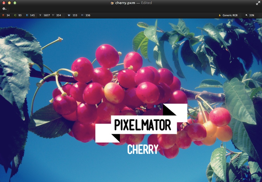 Playing with the new Pixelmator 2.1