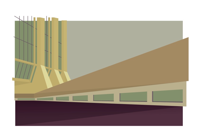 Retro Futuristic Artowrk in Illustrator and Photoshop