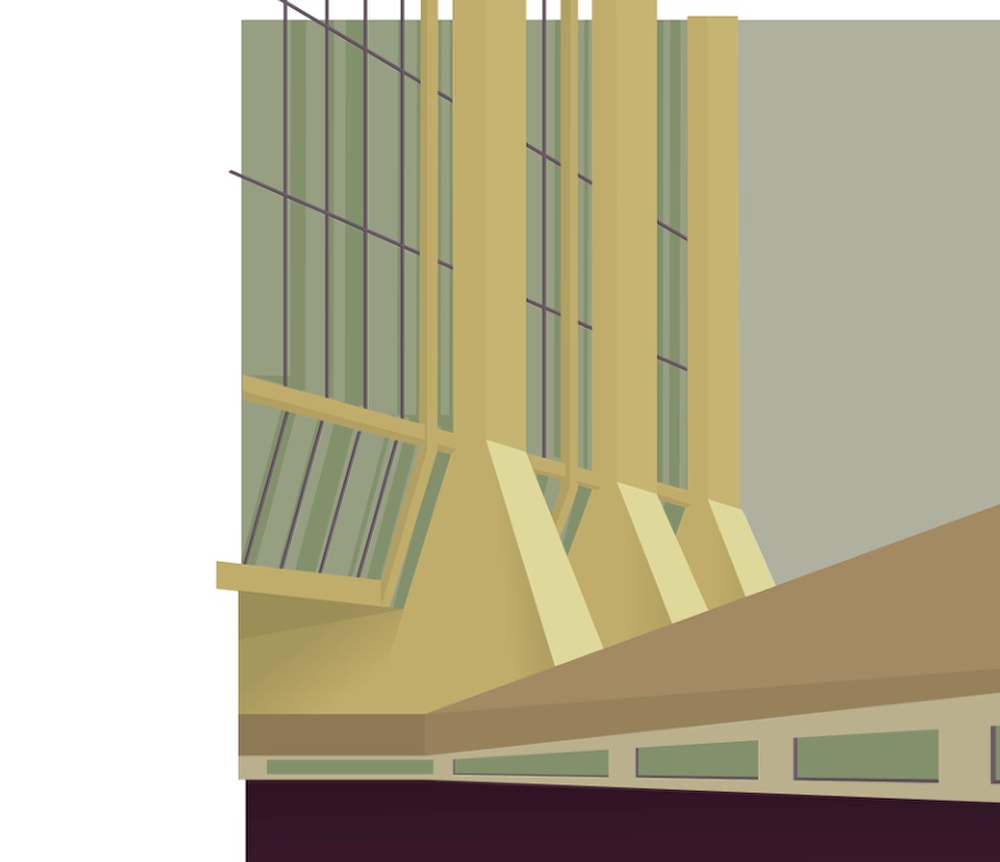 Retro Futuristic Artowrk in Illustrator and Photoshop