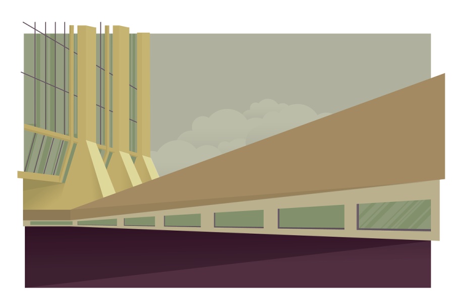 Retro Futuristic Artowrk in Illustrator and Photoshop