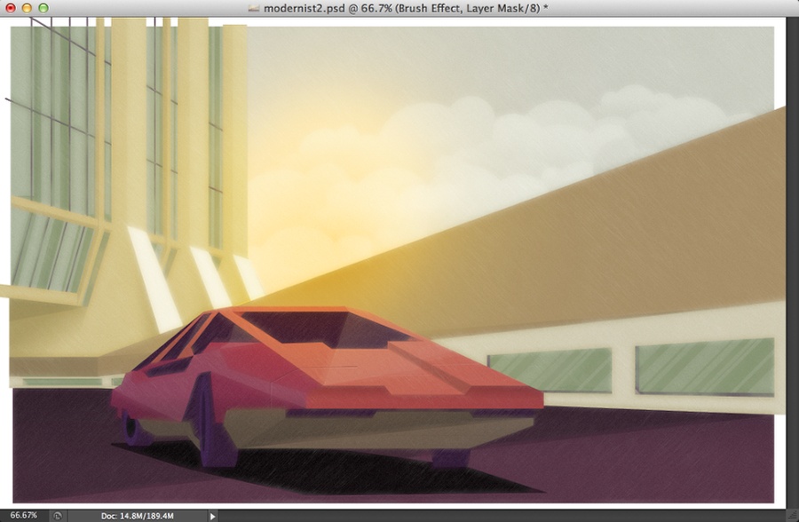 Retro Futuristic Artowrk in Illustrator and Photoshop