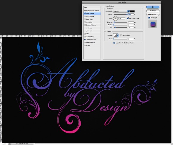 Shiny Caligraphy Text Effect in Photoshop