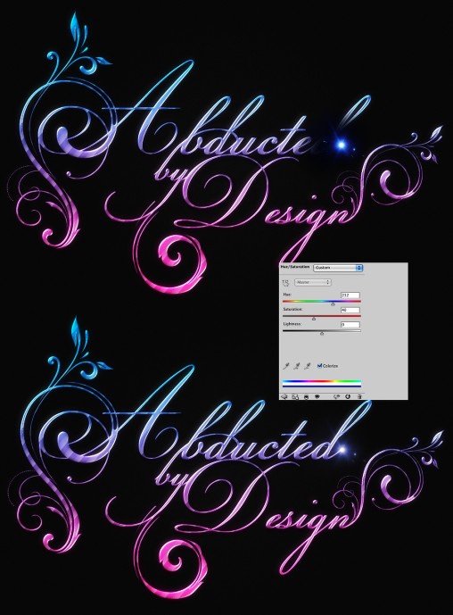 Shiny Caligraphy Text Effect in Photoshop