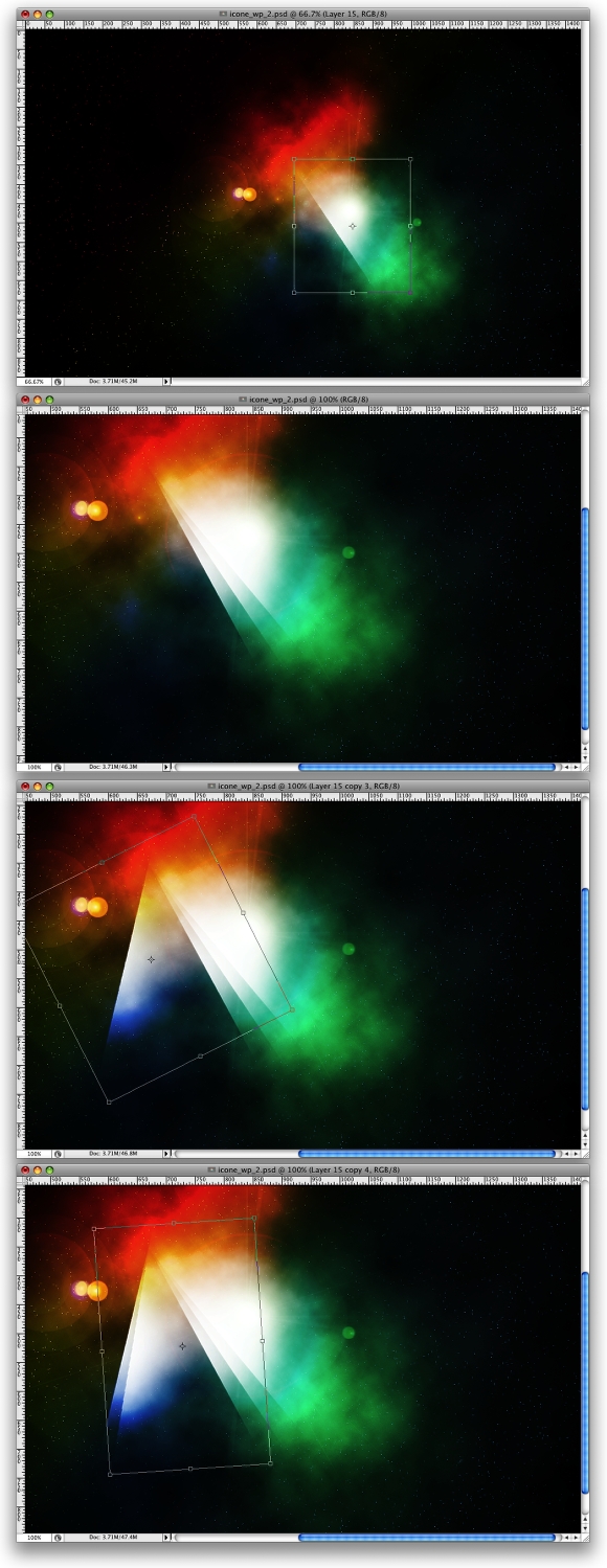 Space Lighting Effects in Photoshop | Abduzeedo - abducted by design