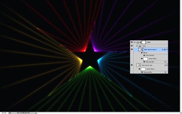 Easy Star Light in Photoshop